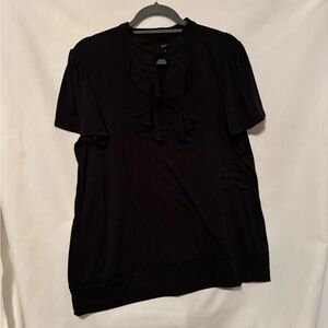 Venezia Size 18/20 Elegant Black Women's Top